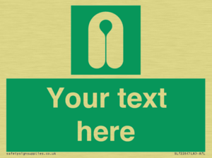 Custom sign safe condition Lifejacket